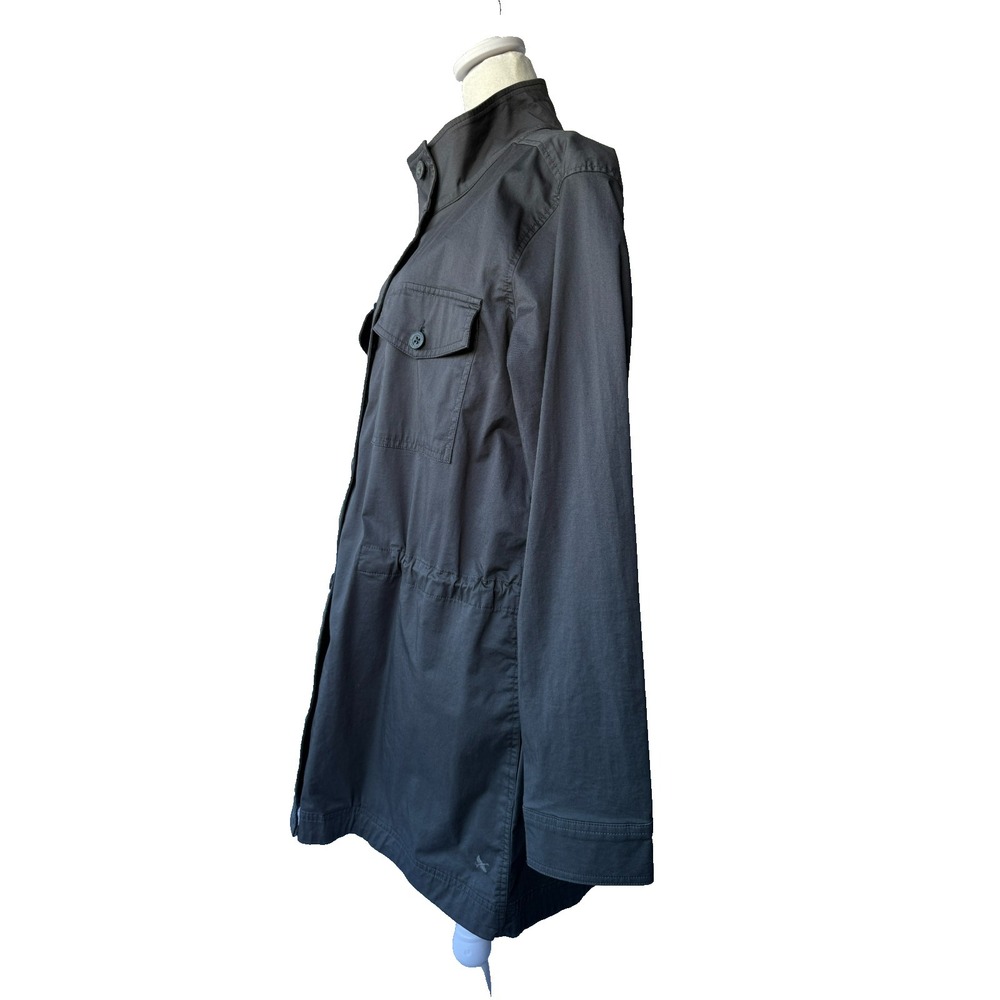 Eddie Bauer Utility Field Jacket Womens XL Gray Gorpcore Rugged Outdoor Hiking - Picture 2 of 15